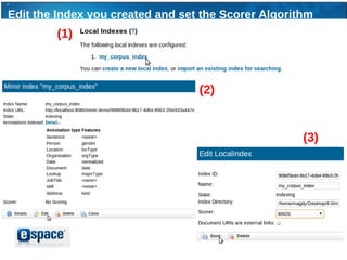 Edit the Index you created and set the Scorer Algorithm
        (1)



                                  (2)


                                                     (3)
 