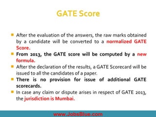 Gate Exam complete information in PPT | PPT
