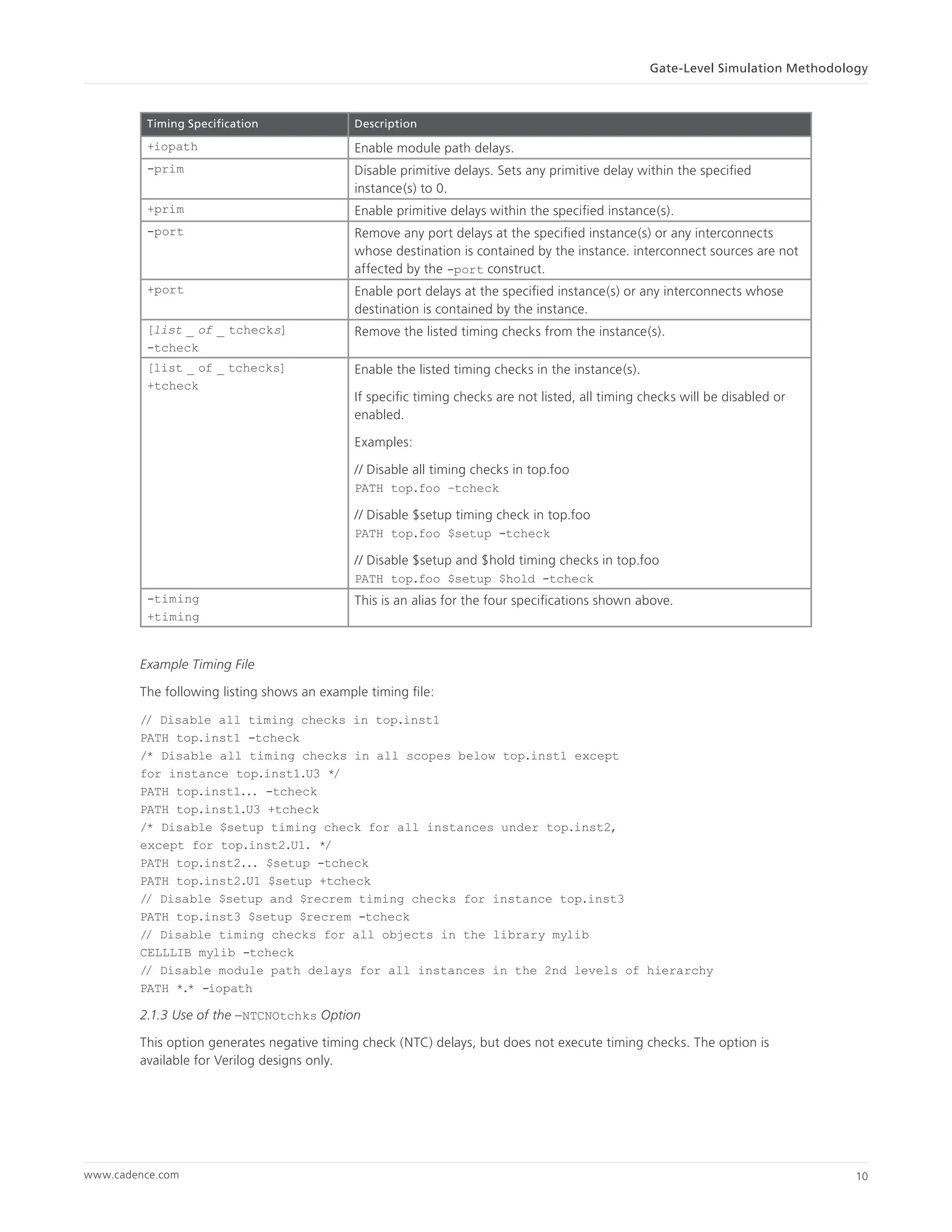 Gate-Level Simulation Methodology Improving Gate-Level Simulation ...