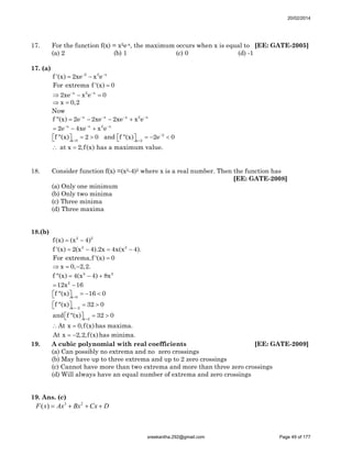 Gate Math Questions Gate maths | PDF