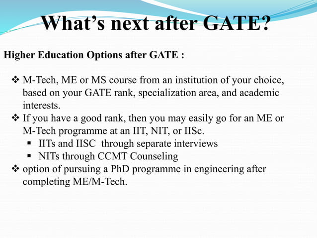 Introduction to GATE | PPTX