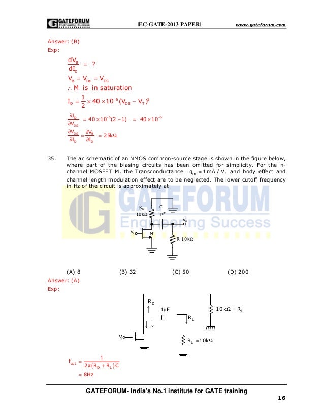 Gate 2013 complete solutions of ec  electronics and communication eng…
