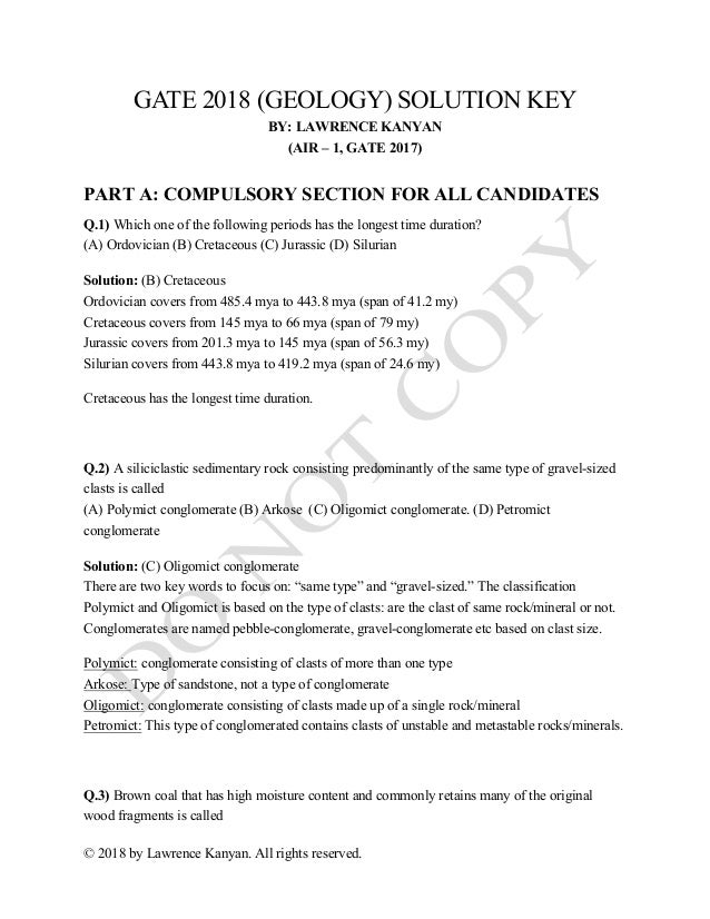 Gate 18 Gg Solution Geology Option