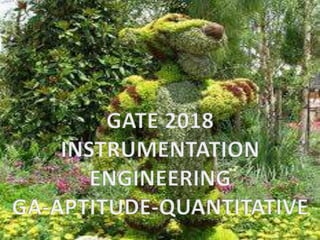 Gate 2018 in q8 ga aptitude quantitative