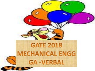 Gate 2018 me01 q1 ga verbal