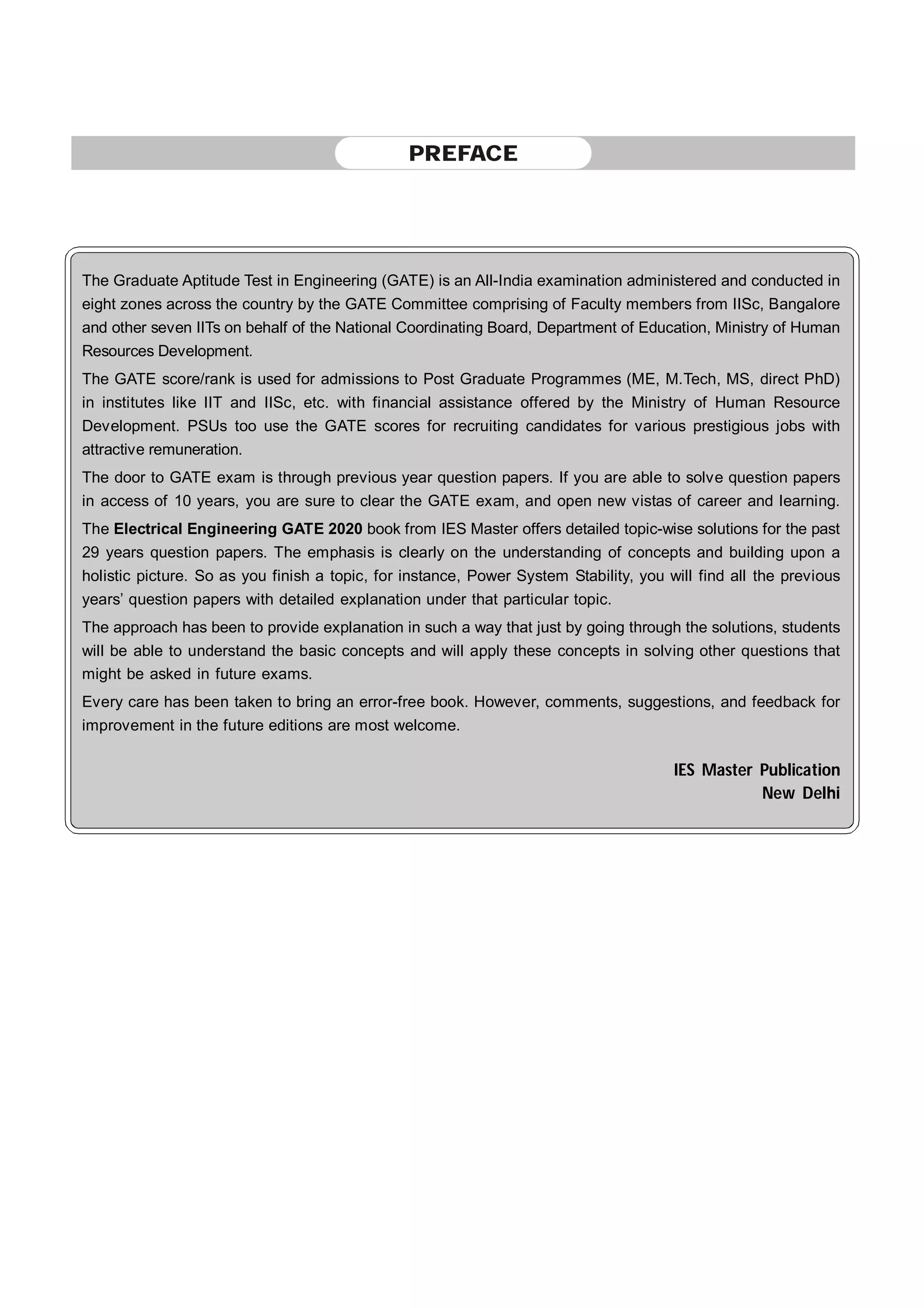 Gate 2020 Electrical Engineering 29 Years Solution Pdf