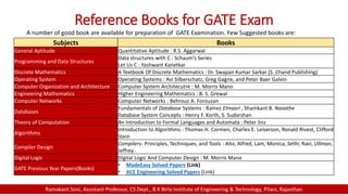 Gate Program Booklet GATE 2021 Exam Information | PDF