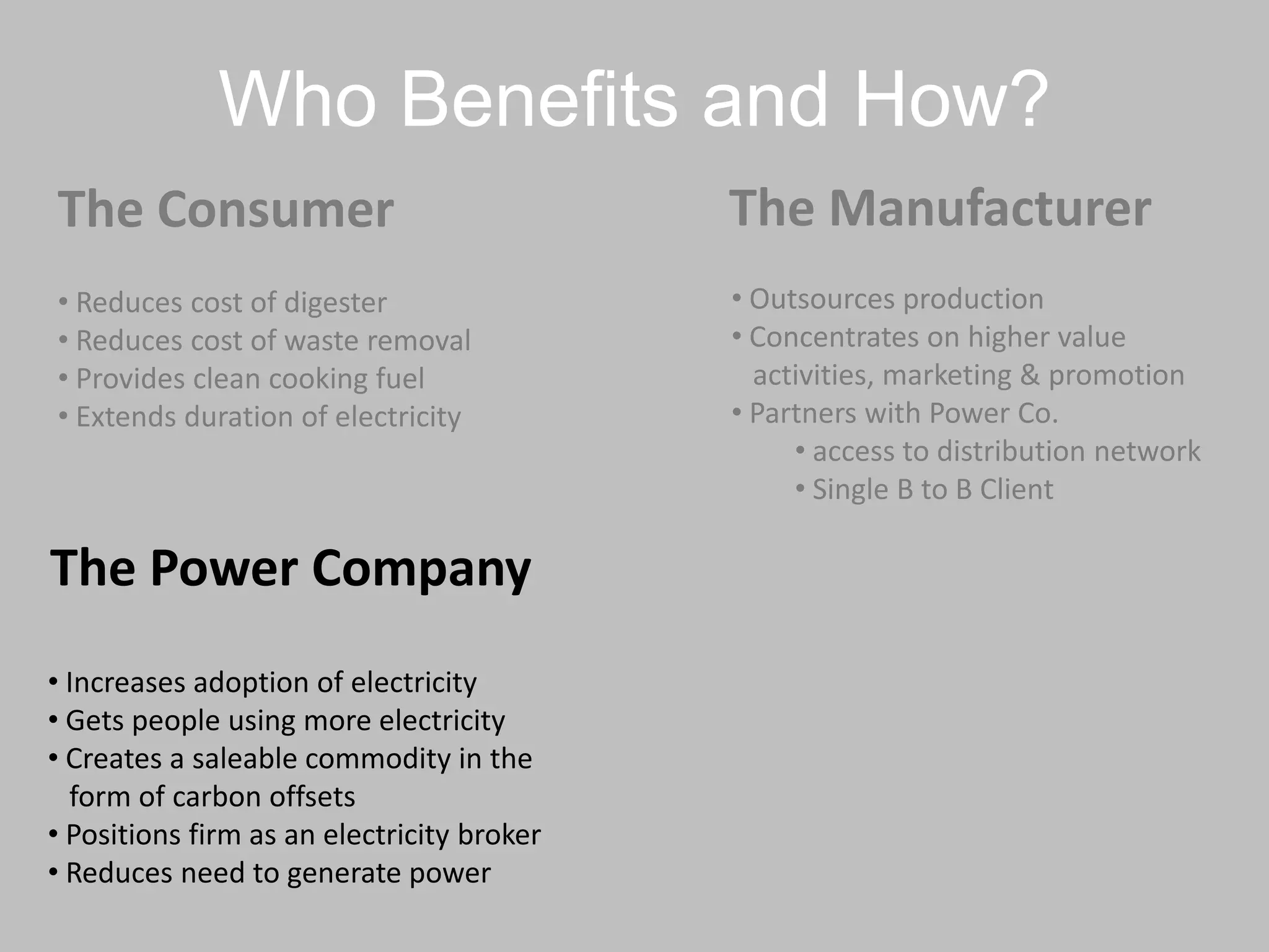 What is the Business Opportunity?Carbon Trading$$$$$$$$