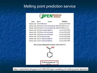Melting point prediction service
 