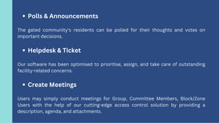 Gated Communities Access Control Solution | PDF