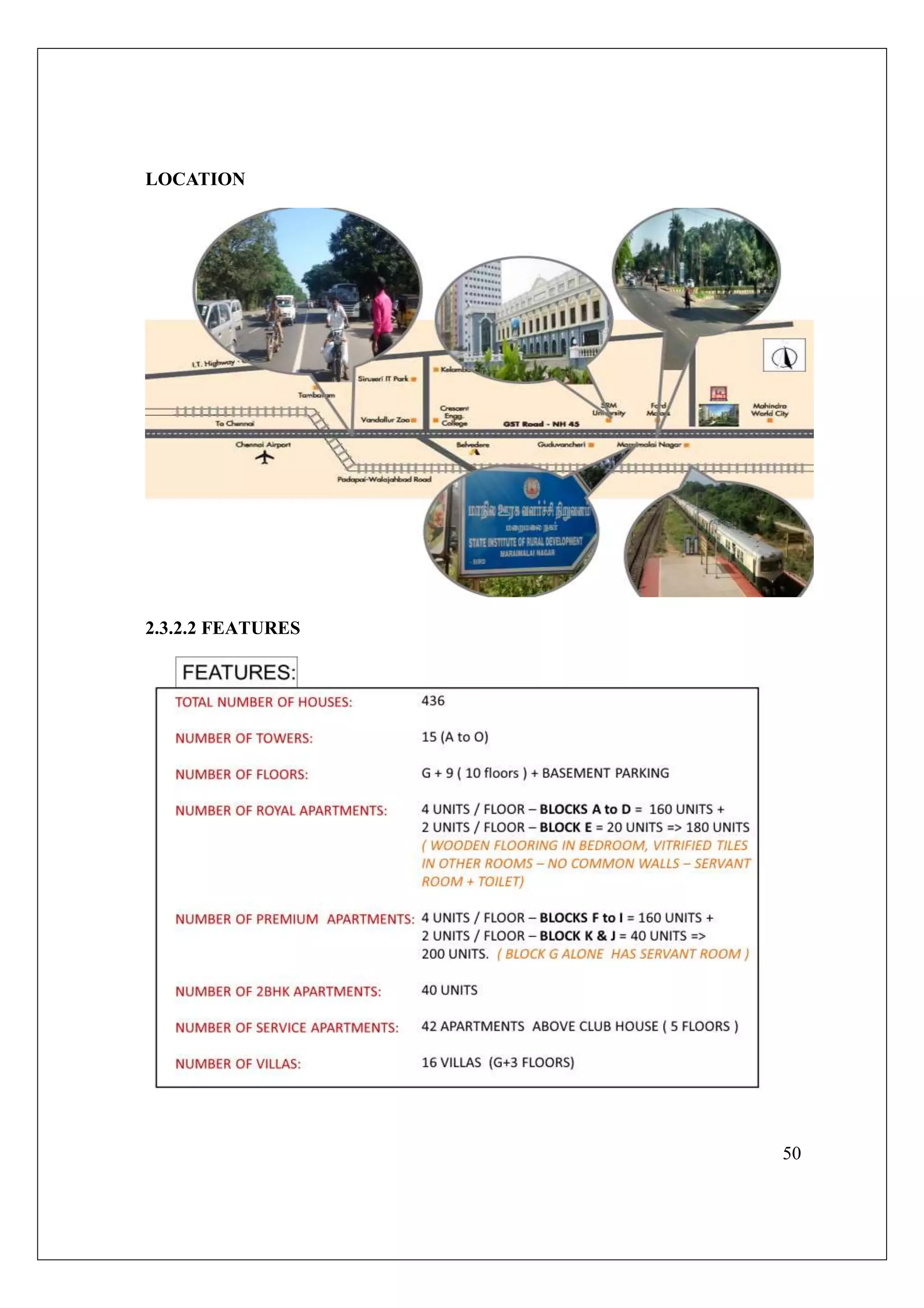 50
LOCATION
2.3.2.2 FEATURES
 