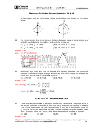 Gate ece question paper with answers 2011