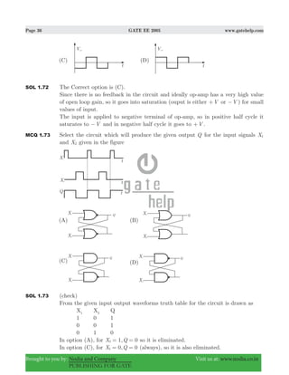 Gate ee 2005 with solutions | PDF