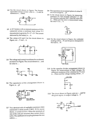 Gate ee previous year papers 1992 2010 | PDF