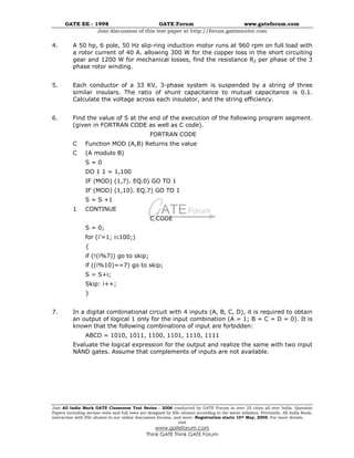 Gate ee previous year papers 1992 2010 | PDF