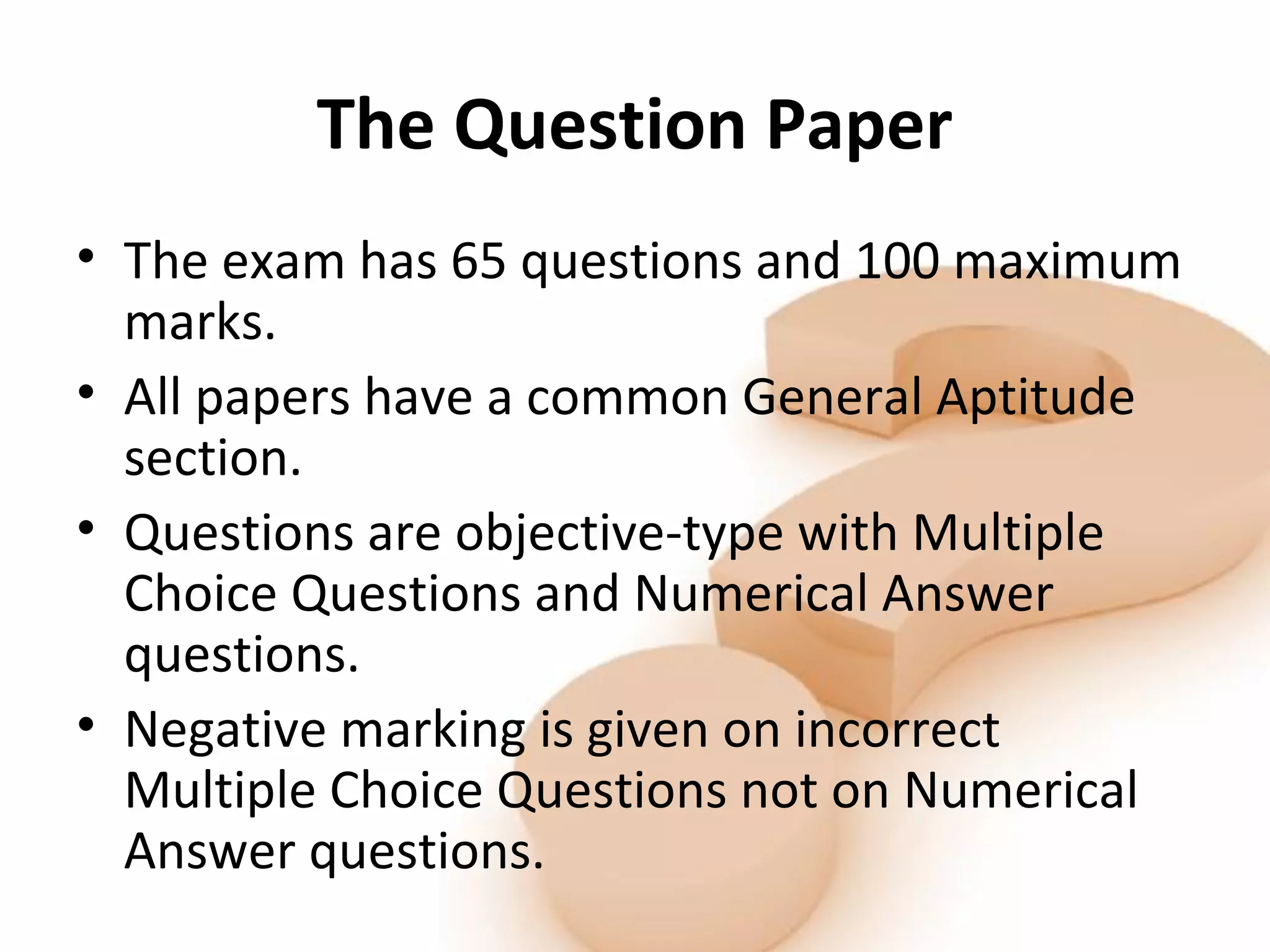 Gate exam tips and tricks | PPT