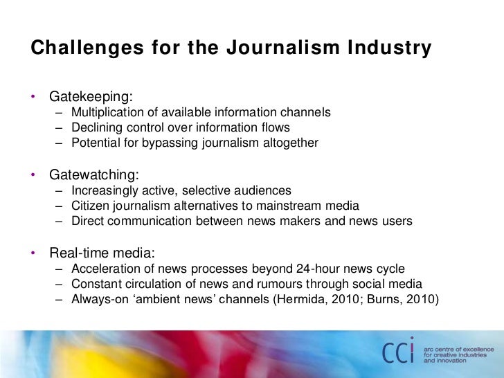 Gatekeeping, Gatewatching, RealTime Feedback New Challenges for Jou…