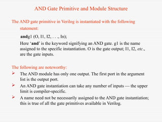 Gate Level Modelling and verilog coding.ppt