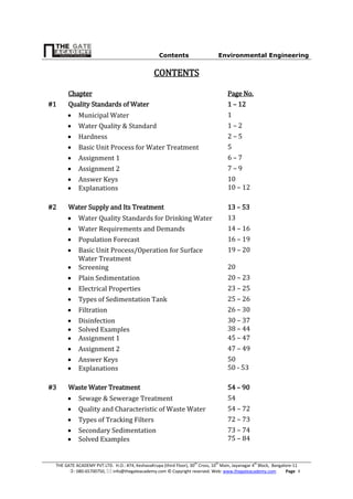 Gate Material Civil Engineering Environmental Engineering Pdf