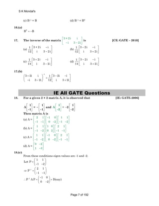 Gate mathematics chapter wise all gate questions of all branch | PDF