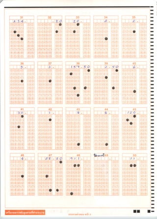 เฉลย Gat eng มี.ค.54
