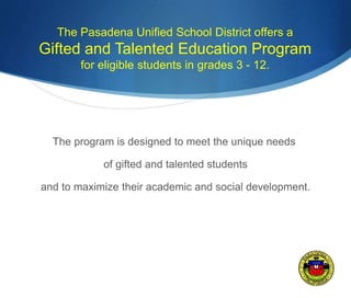 GATE New Parent Orientation | PPTX