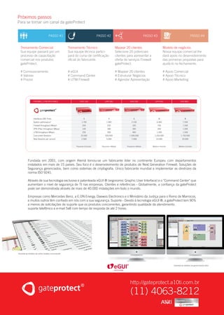 Gateprotect PDF Proposta para Provedores de Internet gateProtect 2014 | PDF