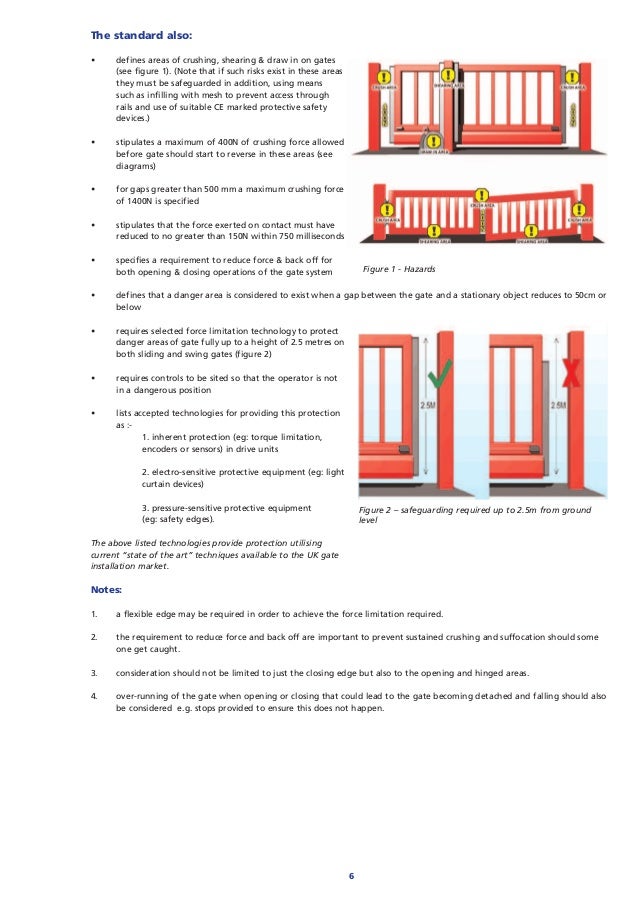 Automatic Gate Safety Legislation and Standards