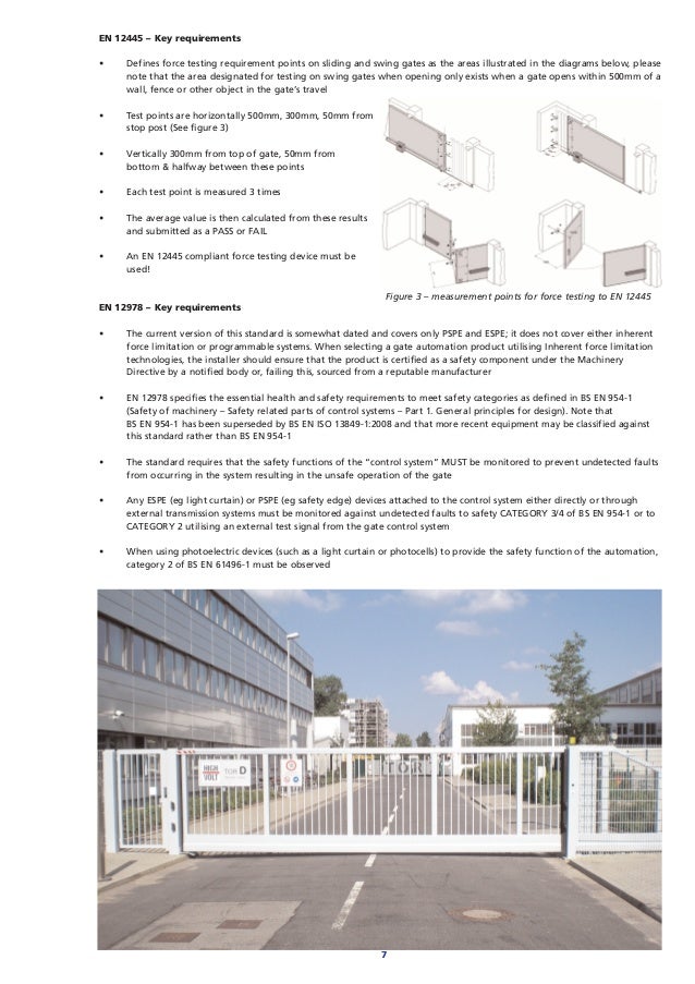 Automatic Gate Safety Legislation and Standards