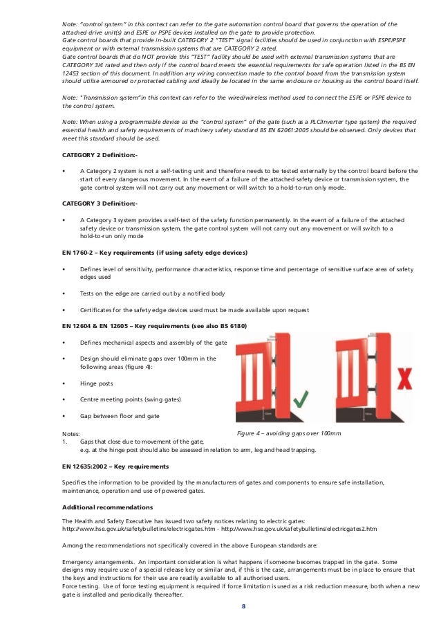 Automatic Gate Safety Legislation and Standards