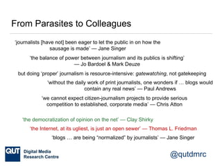 Gatewatching Examples Gatewatching and News Curation: Journalism, Social Media, and the ...