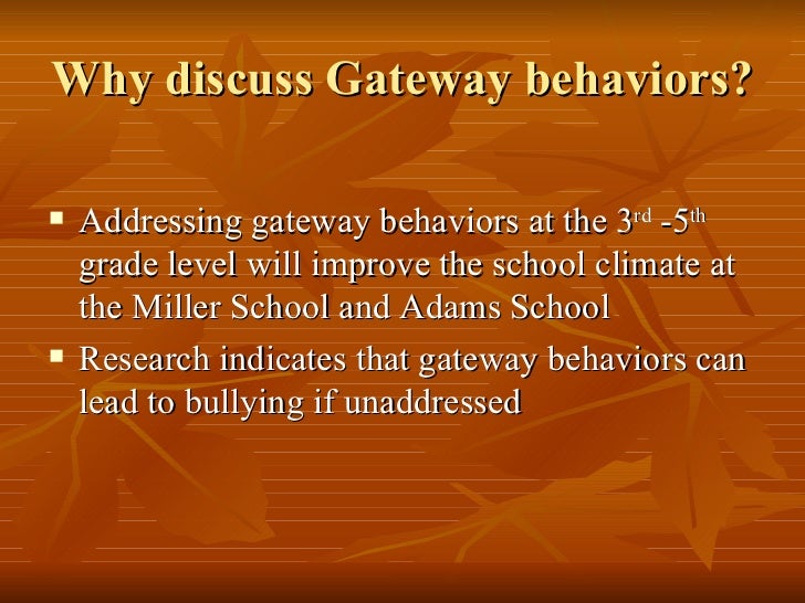 Gateway behaviors