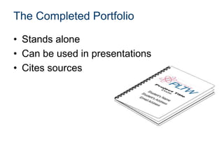 PLTW Gateway portfolios overview 