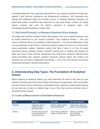 Comprehensive Guide to Data Analysis for Thesis & Dissertation Research ...