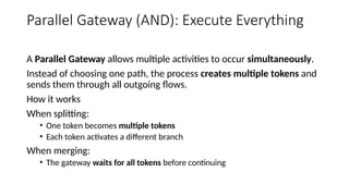 Use Parallel Gateway Understanding BPMN Gateways: Exclusive, Parallel, and Inclusive ...