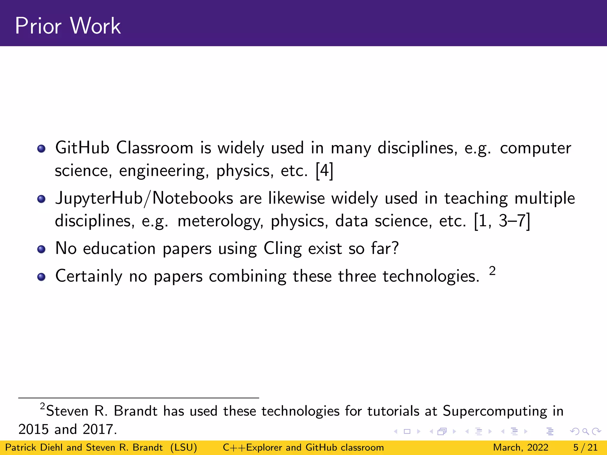 Interactive C++ code development using C++Explorer and GitHub Classroom ...