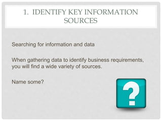 Gather DATA to identify business requirements.pptx