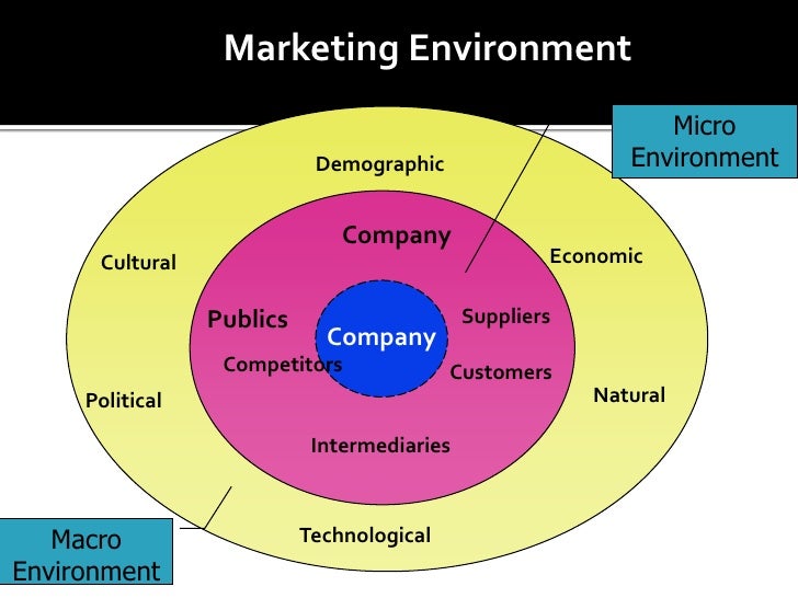 What is a macro environment in marketing?