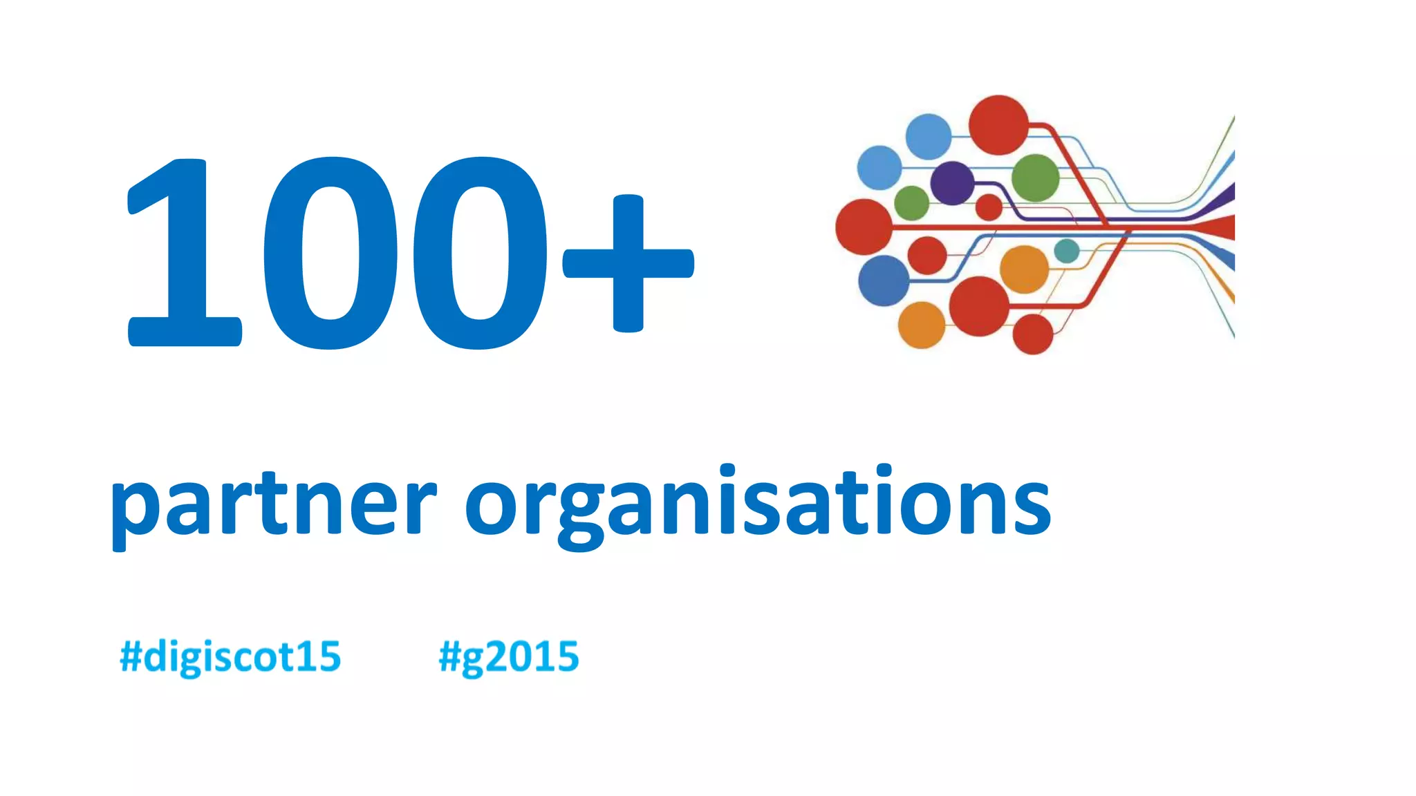 partner organisations
100+
 