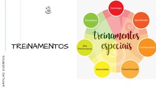 TREINAMENTOS
GATILHOEVENTOS
 