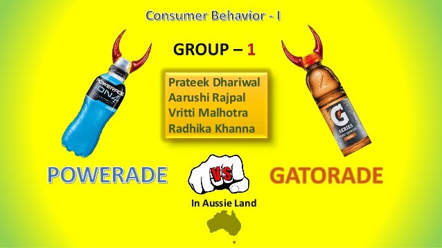 Gatorade Vs Powerade Consumer Preference In Australia Gatorade Vs Powerade Consumer Preference In Australia