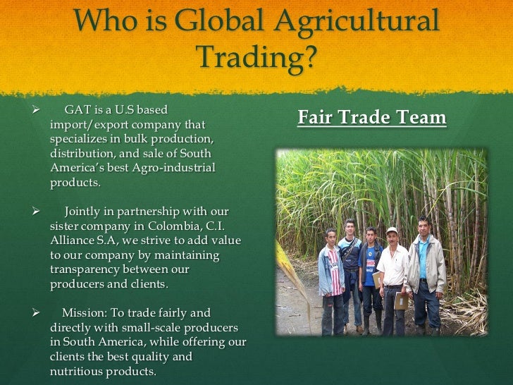 Global ag trading system