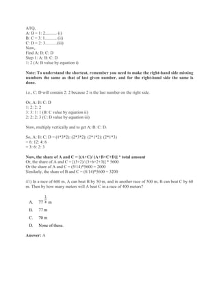 Comprehensive GAT Quantitative Ability Practice Questions and Solutions ...