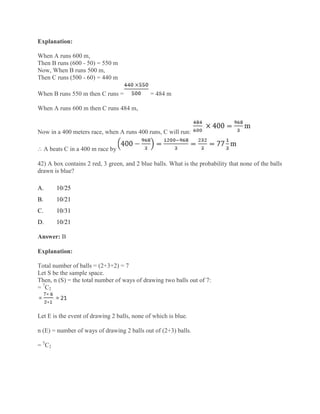 Comprehensive GAT Quantitative Ability Practice Questions and Solutions ...