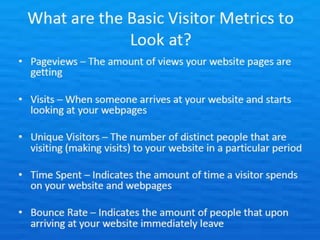 Google Analytics Basics