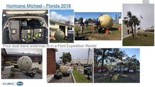 Hurricane Michael - Florida 2018
Four dual band antennas fit in a Ford Expedition Rental
 