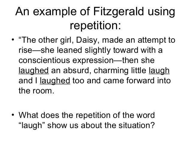 what is the meaning of repetition in a story