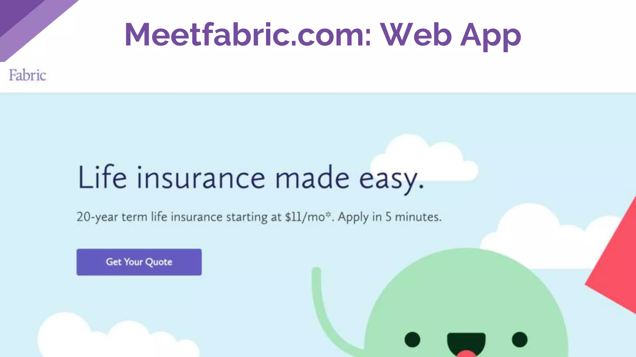Meetfabric.com: Web App
 