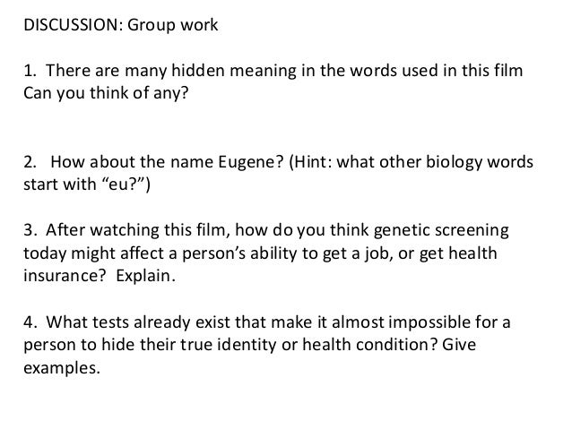 Gattaca sparknotes picture