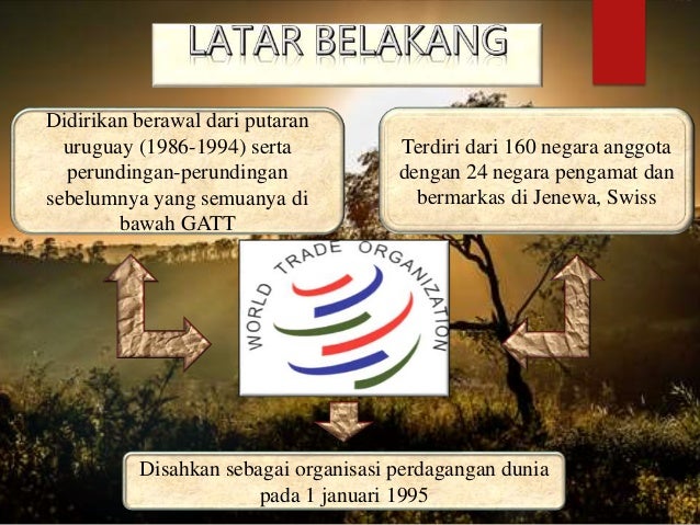 Sistem perdagangan wto